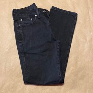 Levi jeans, 514 black denim